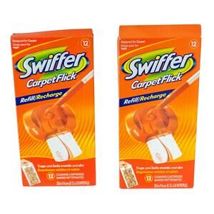 Swiffer Carpet Flick 32 Refills 2 Sided Action 2 Pack NEW Discontinued NOS P&G